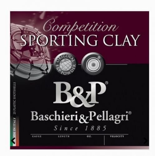B&P Sporting Clay HV Roundgun Loads 12 ga. 2.75 in. 1 oz. 1330 FPS 8 Round 25