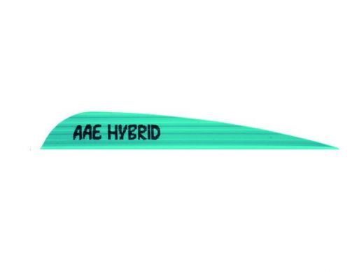 Arizona Archery Enterprise Hybrid 40 Vanes Teal 3.8 in. 100 pk.