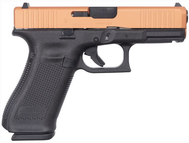 Glock 45 9MM w Copper Slide ACG57053 | 17 Rounds, 4.02