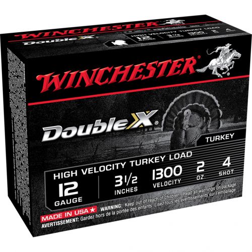 Winchester Double X High Velocity Turkey Load 12 ga. 3.5 in. 2 oz. 4 Round 1