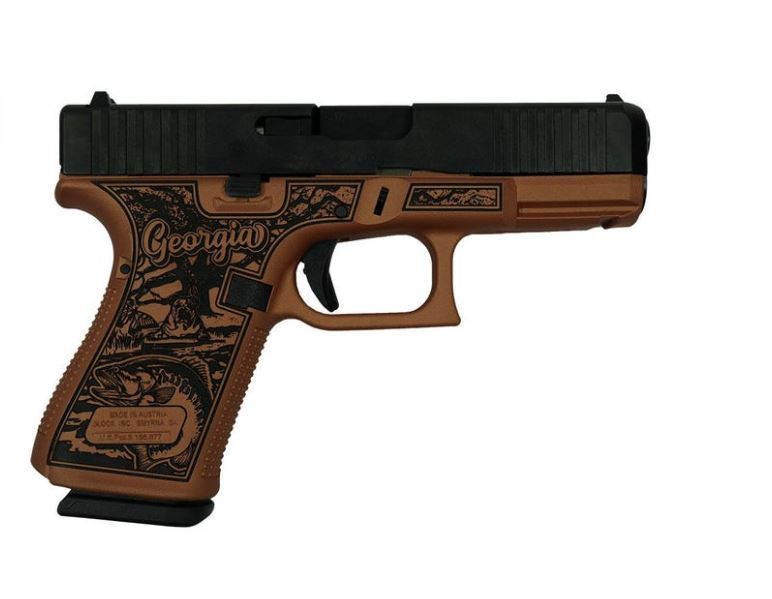 GLOCK G19 GEN5 9MM FXD WFRONT SERRATIONS 15RD-Georgia Clay