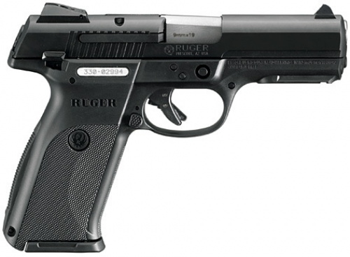 Ruger 3321 SR9 Standard 9mm Luger DA 4.10 17+1 Black Polymer Grip Black Nitride Slide