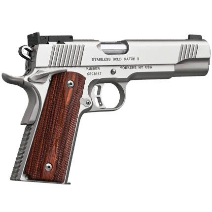 Stainless Gold Match II 45 ACP Semi Auto Pistol 3200009CA | 8+1