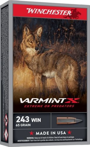 Winchester Varmint X Rifle Ammo 243 Win 65 gr. XP 20 rd.