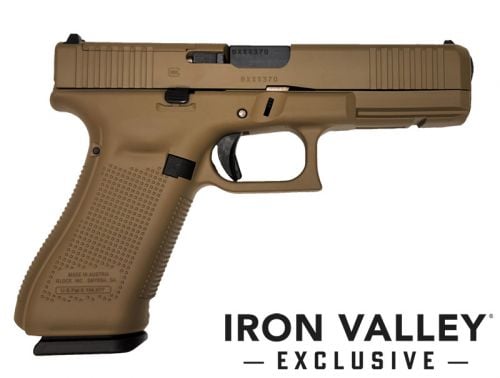 GLOCK 17 Gen5 9mm Coyote Tan MOS 4.5