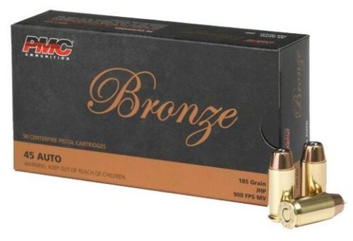 PMC .45 ACP 185 Grain Jacketed Hollow Point 50rd box