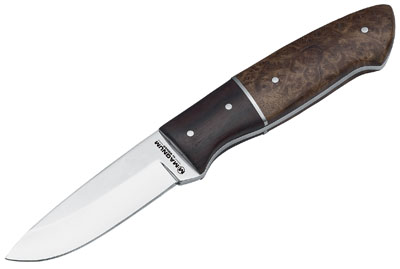 Boker 02RY688 Magnum Fixed 440 Stainless Straight Point Blade Rosewood/ Walnut