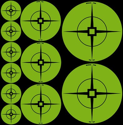 World Of Target Target Spots Green