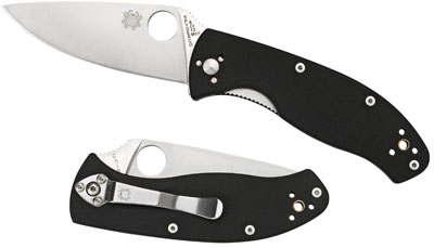 Spyderco Tenacious Black G-10 Plain