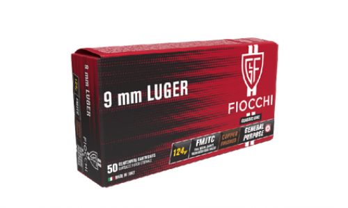 Fiocchi 9MM LUGER 123GR FMJ TRUNCATED