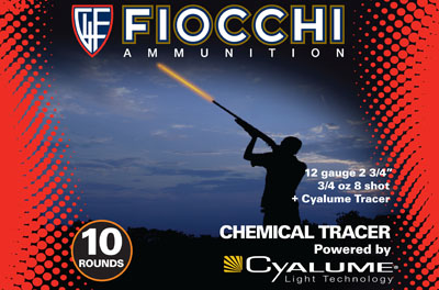 Fiocchi ChemiTrace Canned Cyalume Tracer 12 ga 2.75 .