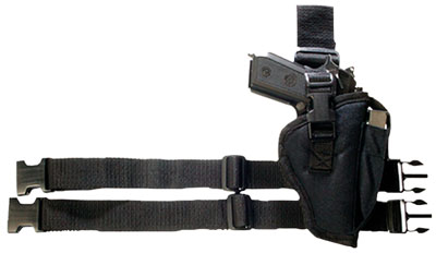 Bulldog Tactical Holster Large Black Knit Fabric