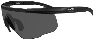 Wileyx Eyewear SABER ADVANCED Safety Glasses Smoke/Matte