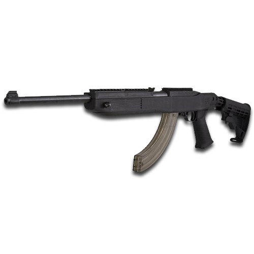 Ruger 1283 10/22 Semi-Automatic 22 Long Rifle (LR) 16.1 25+1 Tapco Black Stk Blued