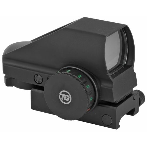 Truglo Tru-Brite Multi-Reticle Dual Color, Open Red Dot Sight, 24mmx34mm Window, Multi-Reticle Black Clamshell