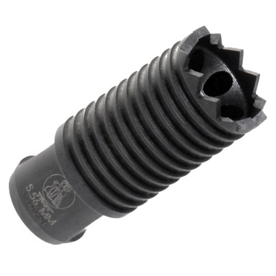 Troy Ind SBRACLM05BT00 Claymore Muzzle Brake Black Steel with 1/2-28 tpi Threads & 2.25 OAL for 5.56x45mm NATO AR-Platform