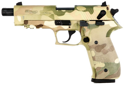 Sig Sauer MOS-22-MULTI-TB Mosquito Multi Cam TB 10+1 .22 LR 4.9