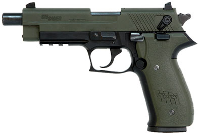 Sig Sauer MOS-22-OD-TB Mosquito OD Green TB 10+1 .22 LR  4.9