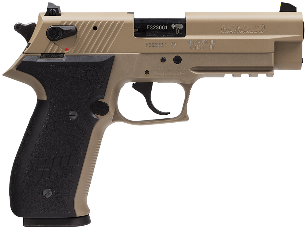 Sig Sauer MOS-22-FDE Mosquito FDE 10+1 .22 LR  3.9