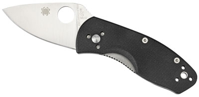 Spyderco Ambitious G-10 Black Plain