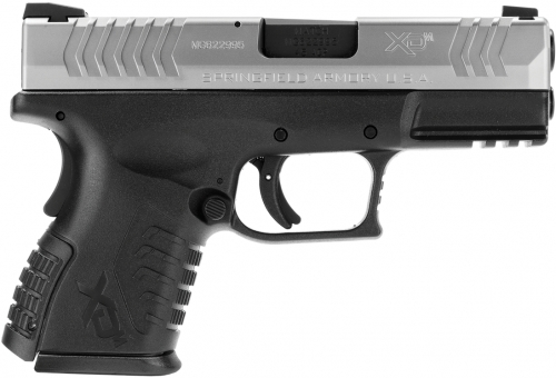 Springfield Armory XDM93845CS XDM Compact 45 ACP 3.8 9+1 Blk Syn Grip SS