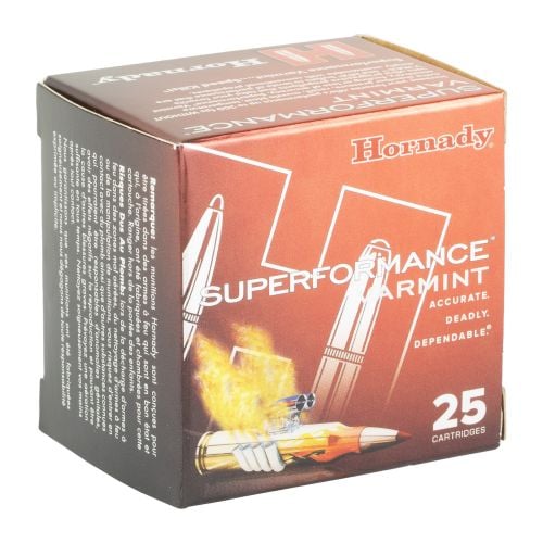 Hornady Superformance 17 Hornet V-Max 20 GR 3650 fps 25Rds 83005