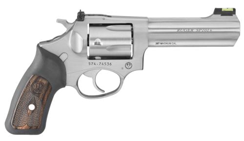 Ruger SP101 Revolver, 357 Magnum, 4.2 Barrel, Satin Stainless, 5 Rounds