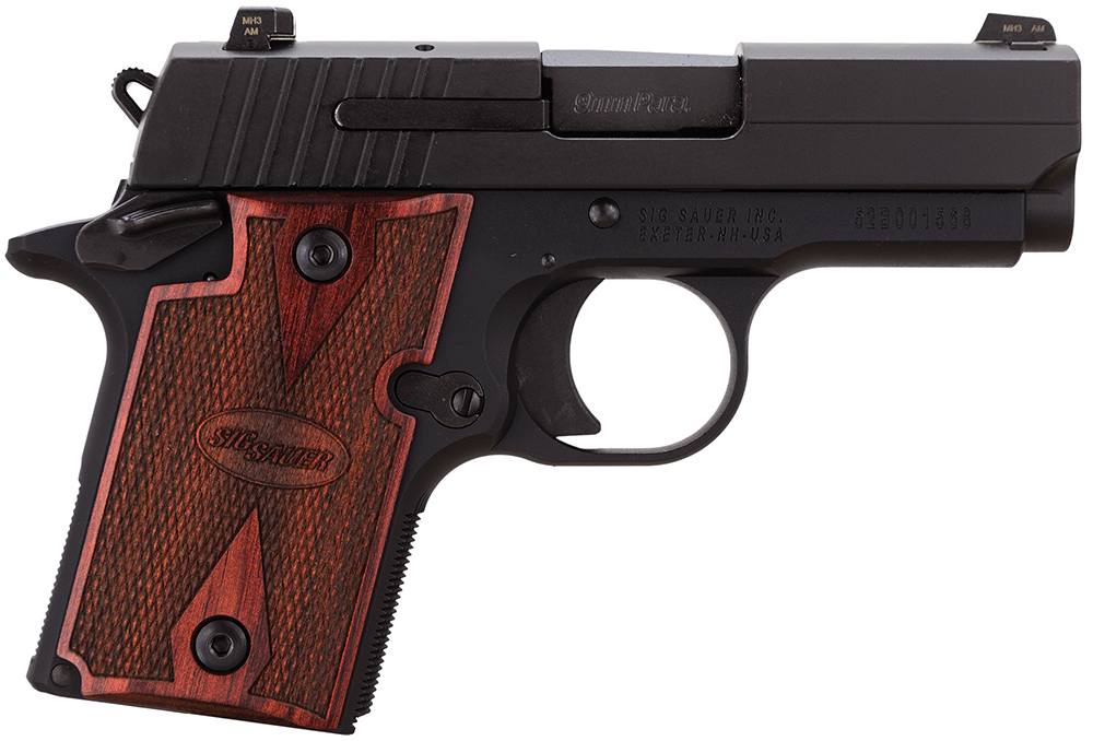 Sig Sauer 938-9-RG-AMBI P938 Rosewood 6+1 9mm 3