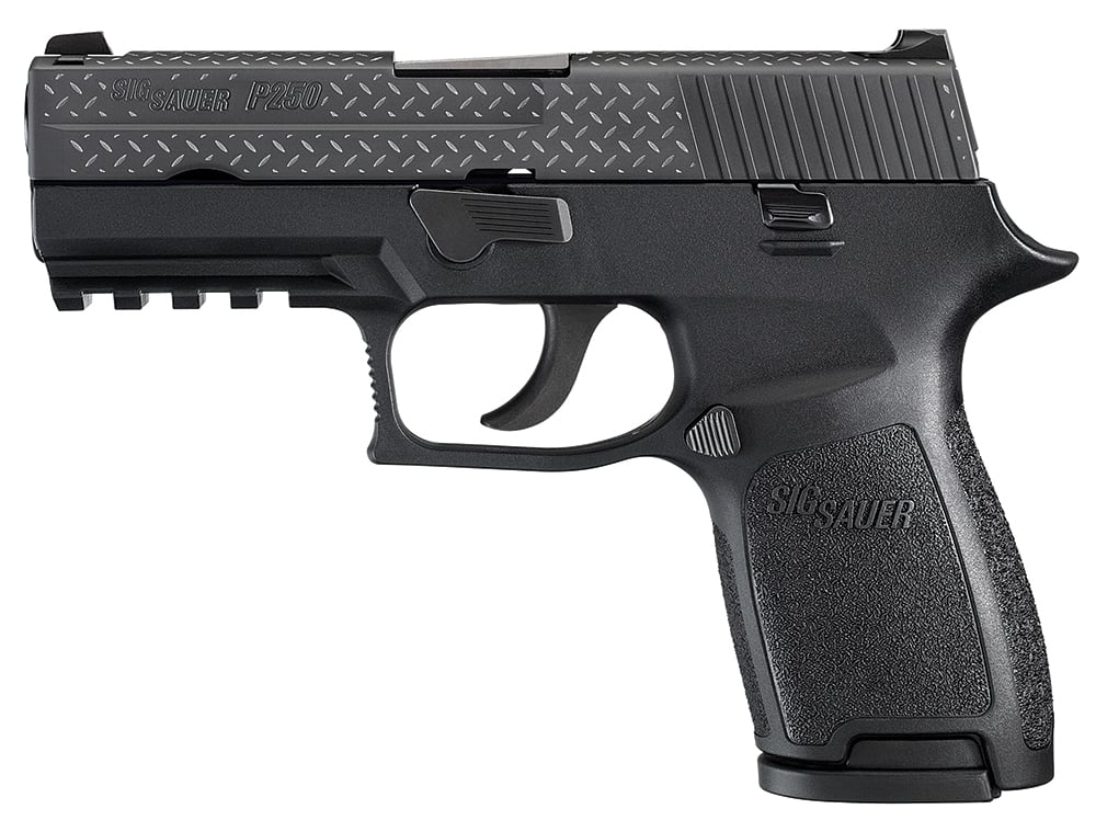 Sig Sauer 250C-9-BDP P250 Compact Diamond Plate 15+1 9mm 3.9