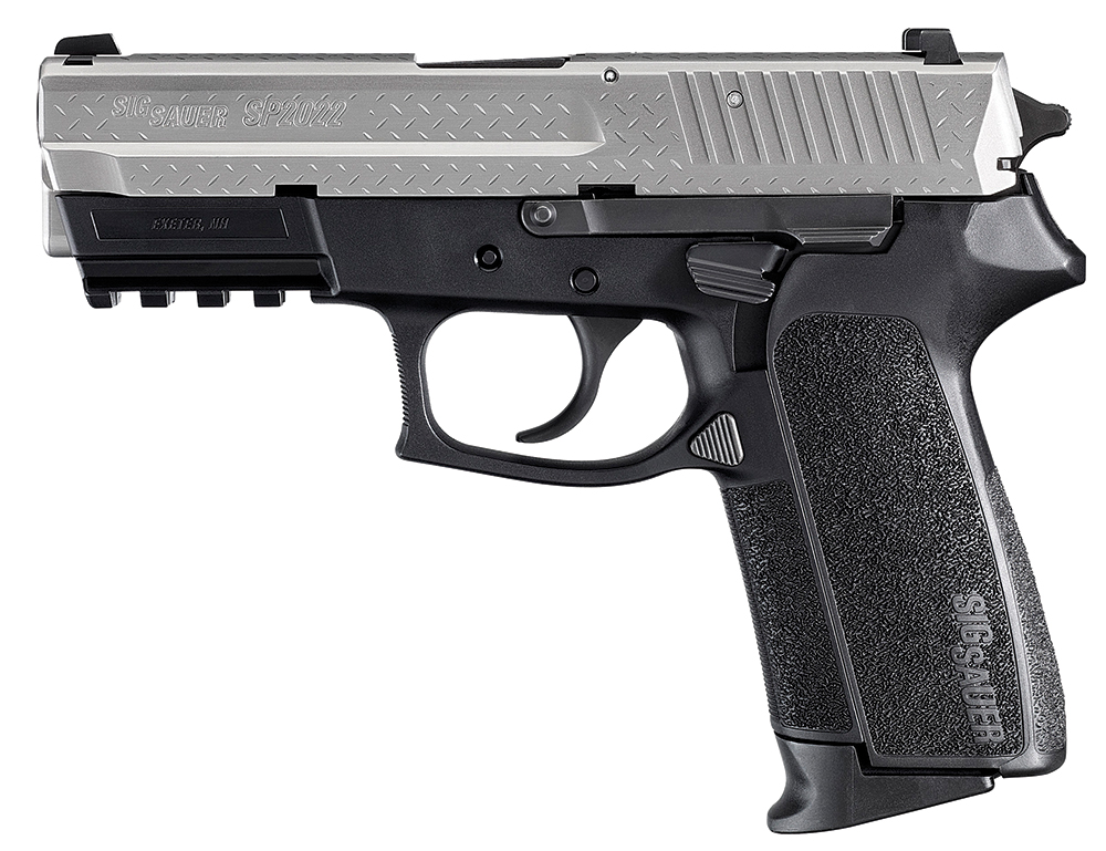 Sig Sauer E2022-9-DP SP2022 Diamond Plate 15+1 9mm 3.9