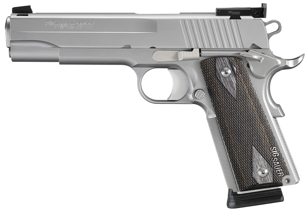 Sig Sauer 1911-45-S-TGT-CA 1911 Target Stainless CA Compliant 8+1 .45 ACP 5