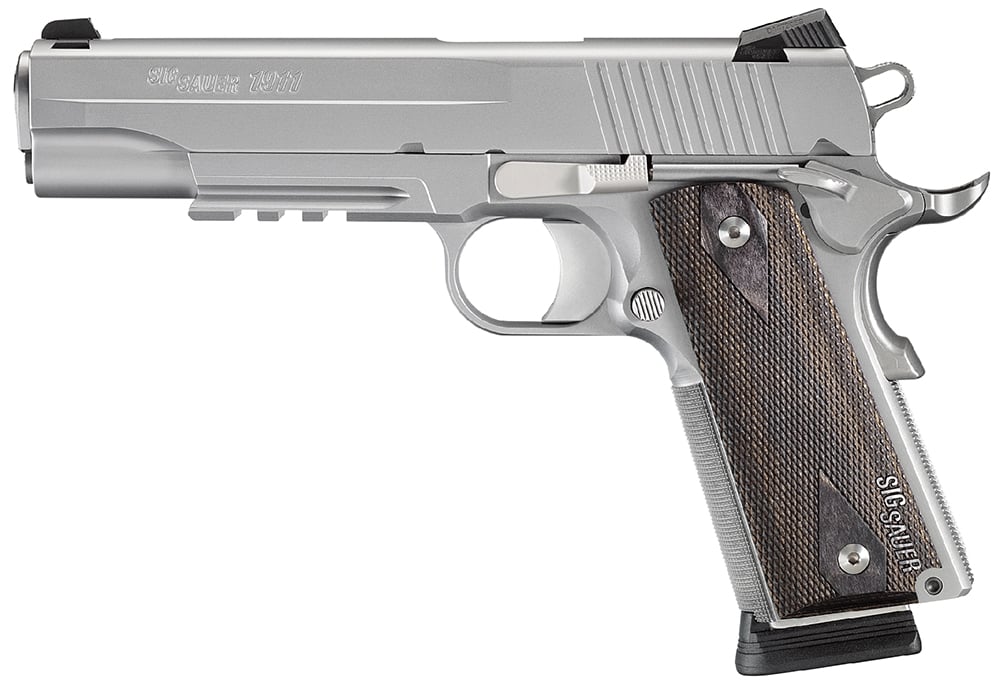 Sig Sauer 1911R-45-SSS-CA 1911 Stainless Rail CA Compliant 8+1 .45 ACP 5