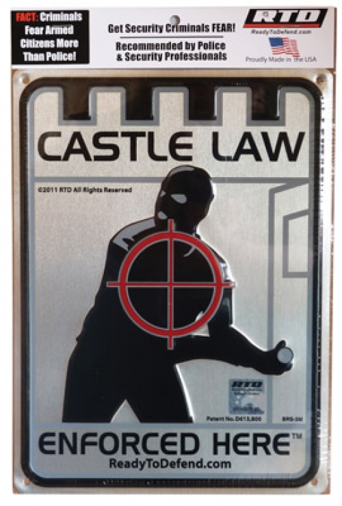 Ready to Defend/Cogent BCS-1M Embossed Metal Castle La