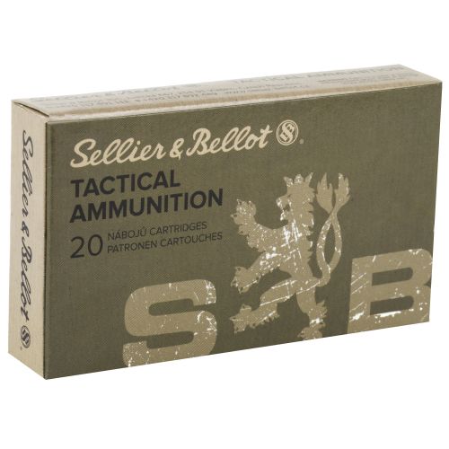 Sellier & Bellot .300 Black  Blackout 124gr FMJ 20ct Box