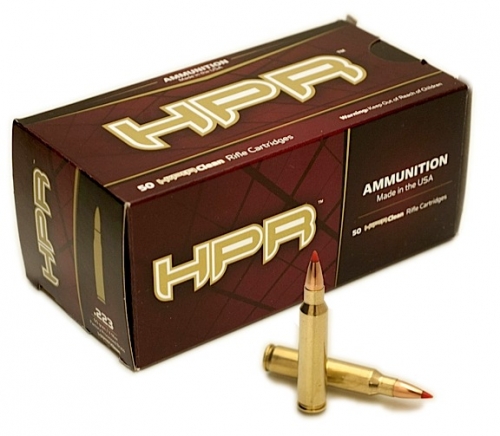 HPR Ammunition SP 223 Remington/5.56 Nato V-Max 60 GR 50 Rou