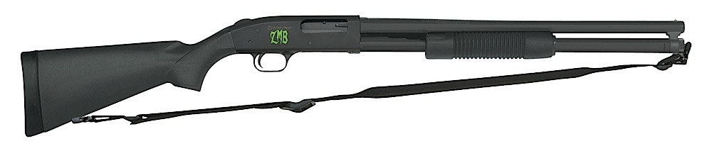 Mossberg & Sons 500 ZOMBIE 20 CB 12GA BL SYN