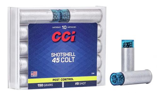 CCI  Shotshell 45 Colt   150gr   # 9 shot   10rd box