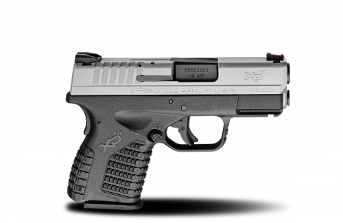 Springfield Armory XDS93345S XD-S 45ACP 3.3 5+1 Black Poly Grip SS Slide