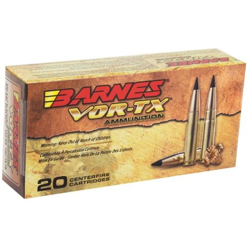 Barnes VOR-TX Safari TAC-TX Flat Base 300 AAC Blackout Ammo 20 Round Box