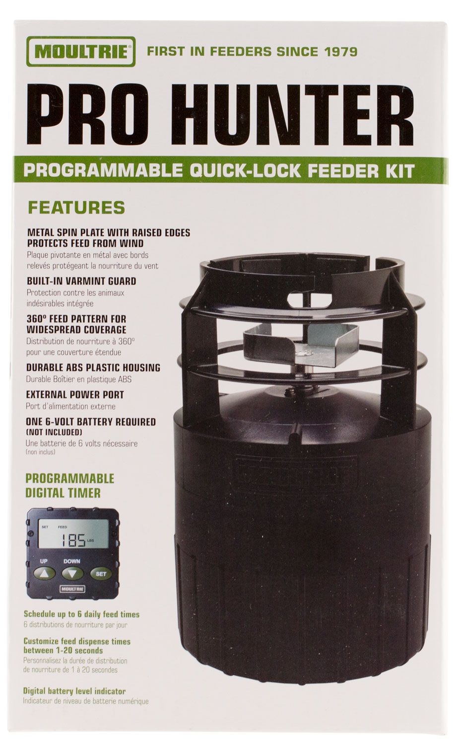 Moultrie Mfg13053 Pro Hunter Feeder Kit Standard Mfg13053 Buds