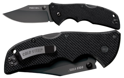 Cold Steel 27TMC Recon Folder Japanese AUS 8A Stainless w/Black Tuff-Ex Clip Poi