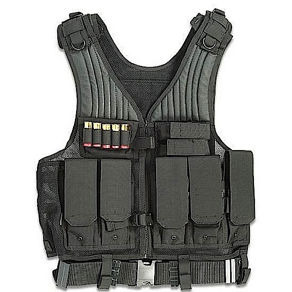 Drago Gear First Strike Vest Tactical Black Mesh Net