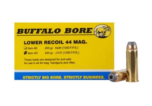 Buffalo Bore Ammo Handgun .44 MAG Jacketed HP 240 G