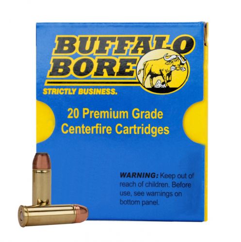 Buffalo Bore Ammo Handgun 45 Auto Rimmed JFN 300 GR 20