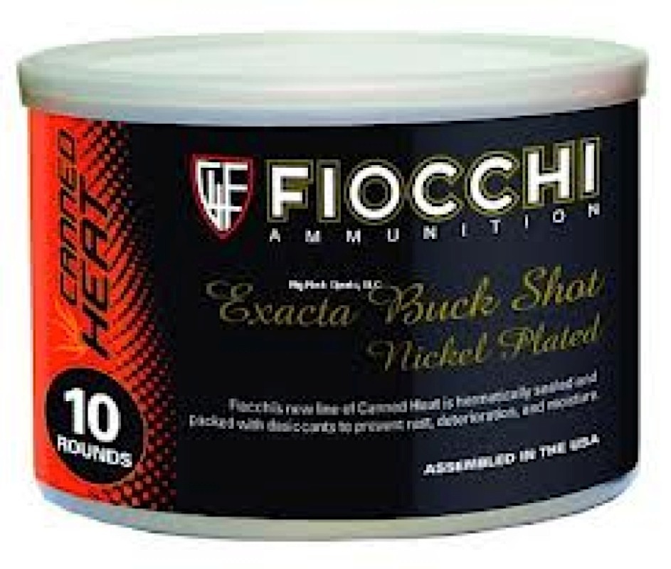 Fiocchi 12CHV00B Canned Heat 12ga 9 Pellets 00 Buckshot NP 10Box/10Case