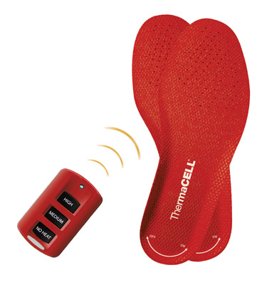 Thermacell Heated Insoles Foot Warmer Orange XX-Lar