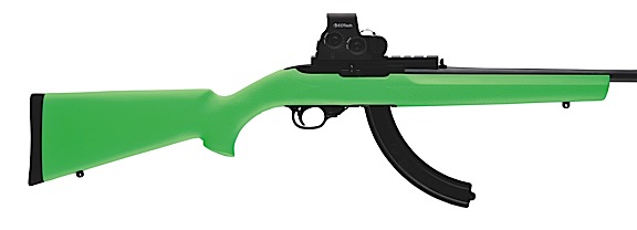 Hogue OM STOCK 10/22 .920 Z-GREEN