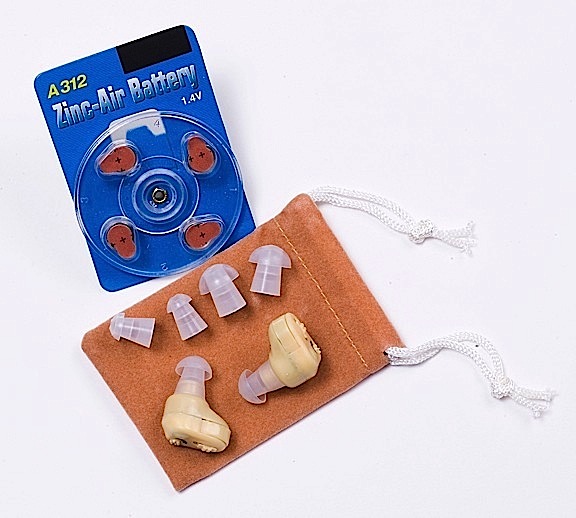 Whisper In the Ear Electronic Hearing Plug Beige