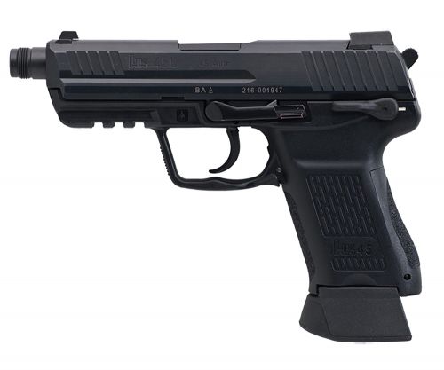 Heckler & Koch H&K HK45 Compact Tactical V7 LEM 45 ACP 4.57 10+1 (2) Black Black Steel Slide Black Interchangeable Backstrap Gr