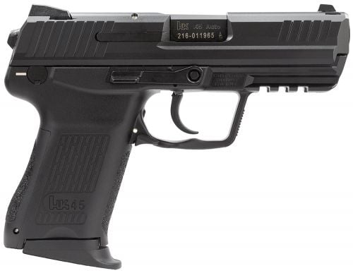 Heckler & Koch H&K HK45 Compact V7 LEM .45 ACP 3.94 8+1 (2) Black Black Steel Slide Black Interchangeable Backstrap Grip